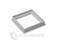 Gutta plastový rám pro rošt nebo poklop 450x450mm šedá