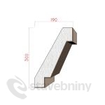 Dekora Stuck - podsten msa 2000x300x190mm . 316120