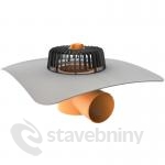 TOPWET sten vpus s integrovanou PVC manetou - vodorovn DN 125
