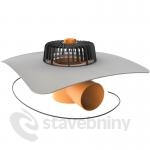 TOPWET sten vpus s integrovanou PVC manetou - vyhvan vodorovn DN 100