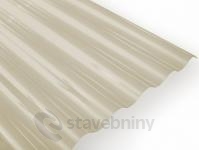 PES sklolamintov vlnit role 1500 mm bronz | cena za m2