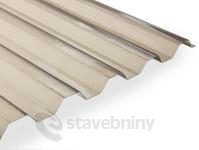 Palram Trapz polykarbontov deska 3000 x 1060 mm,  jemn struktura bronz | cena za m2