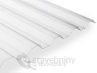 Palram Trapz polykarbontov deska 3500 x 1060 mm, jemn struktura ir | cena za m2