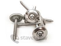 Vrut nerez V2A s nerezovou podlokou 4,5x45mm (20ks)