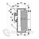 Kooperativa ocelov  zrubn oblokov ZAKO HR 200 DV 1100 P